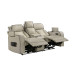 Regal Leather-gel Power Loveseat Cream Regal Leather-gel Power Loveseat Cream